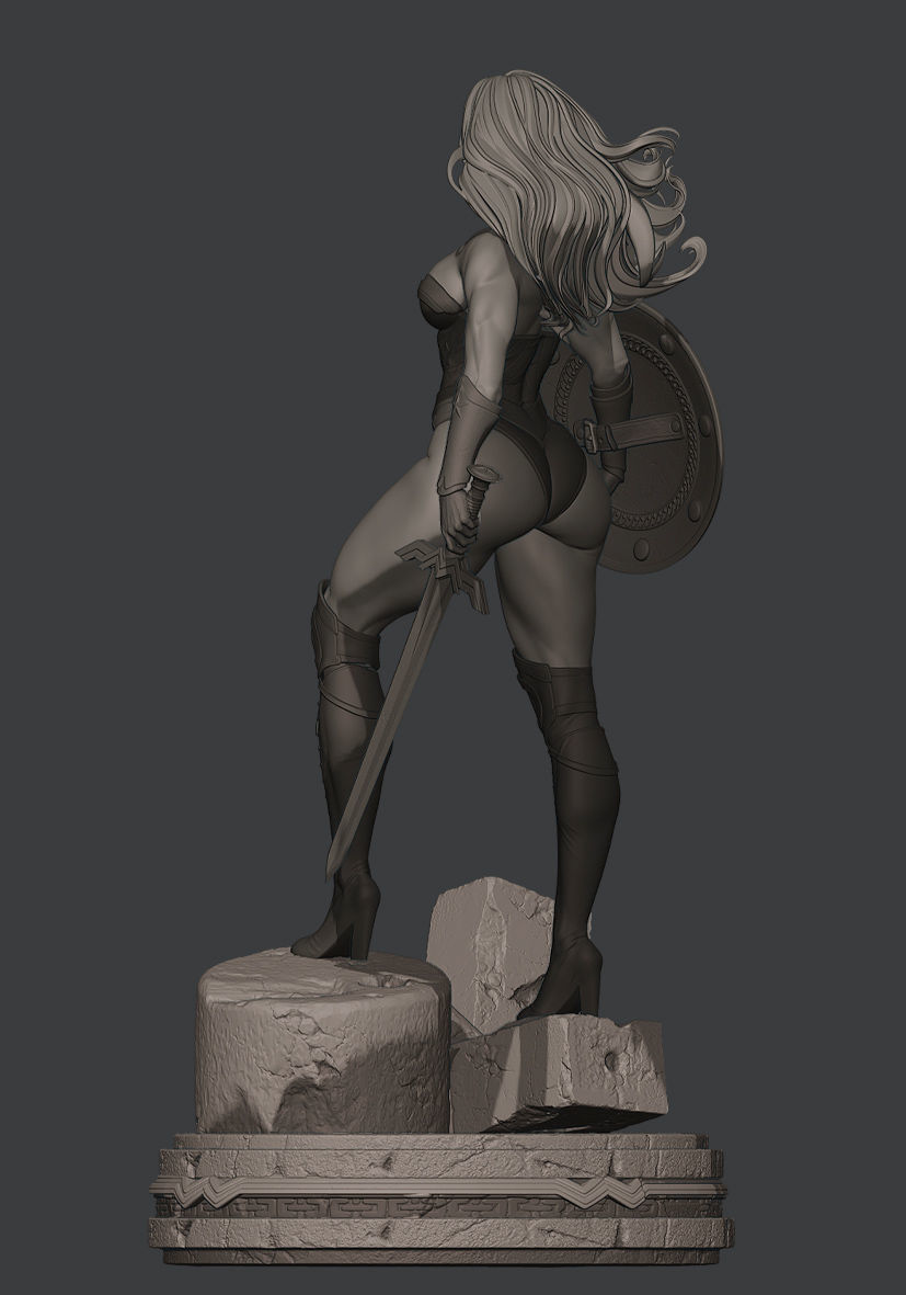 Wonder Woman de Themyscira 3D print model_20