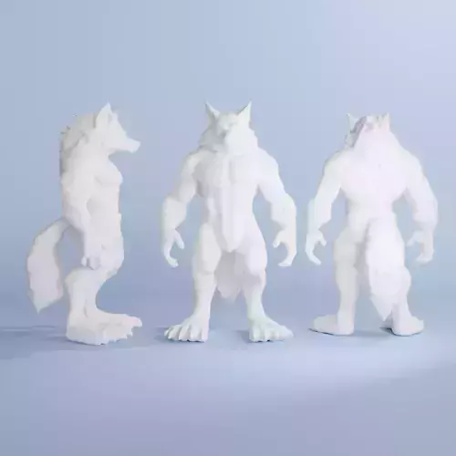 Fyrry character Stylized Basemesh with Topology