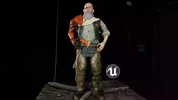 Sailor Pineo - 3D PBR Game Ready Character