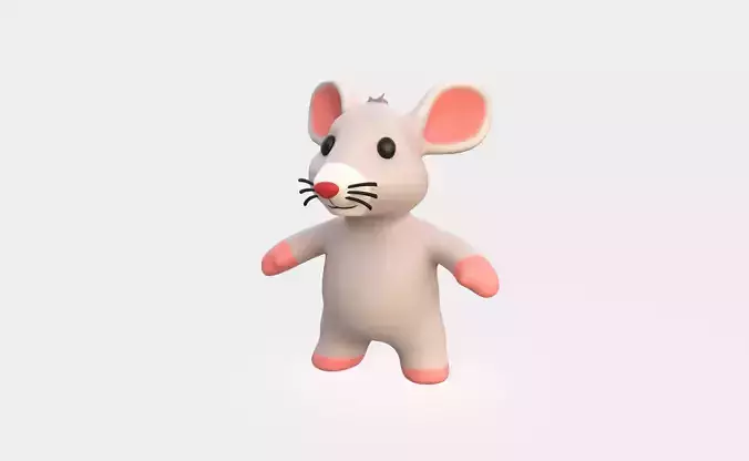 Little animal baby - Rat cute - Character027