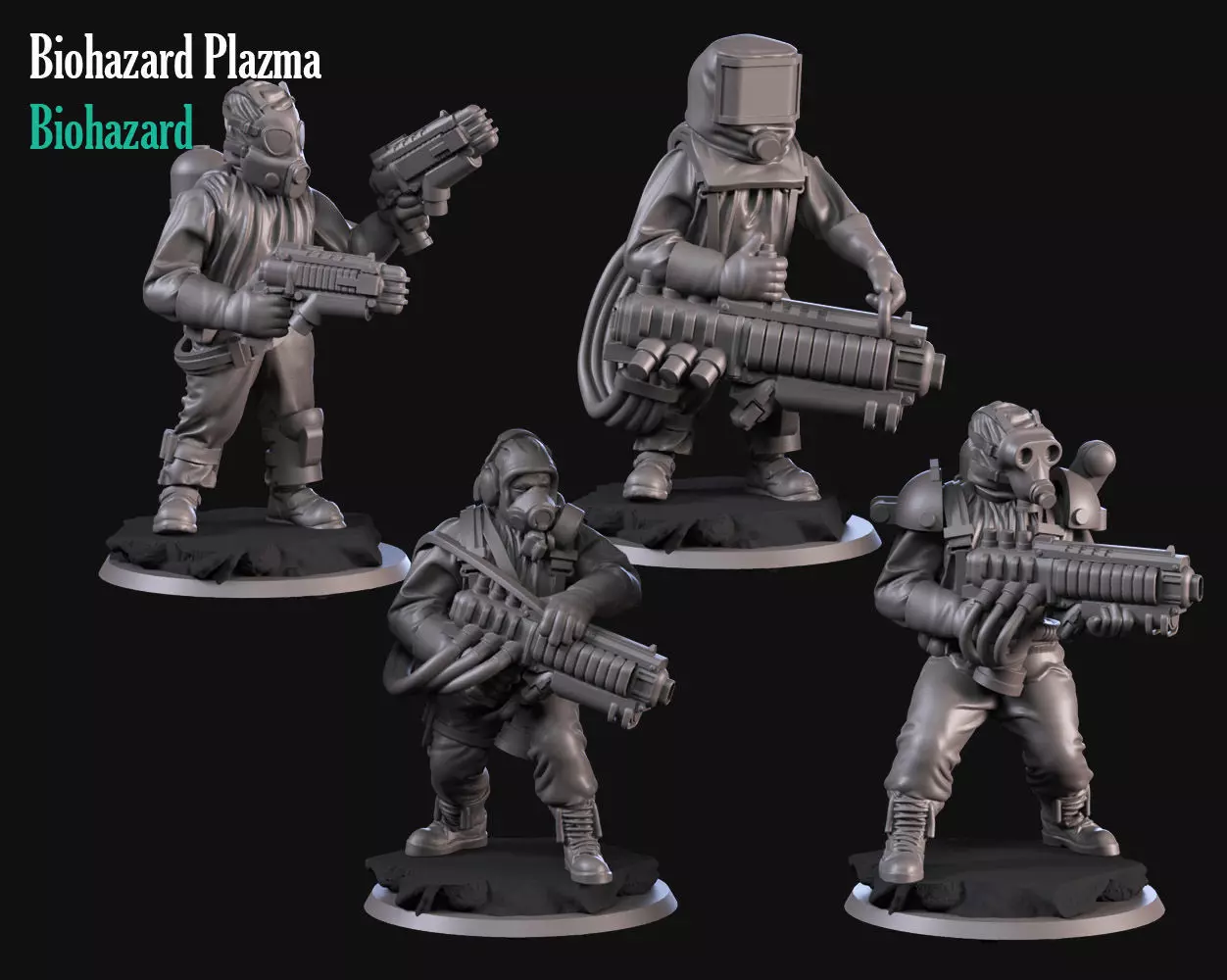 Biohazard with plazma 3D print model_0