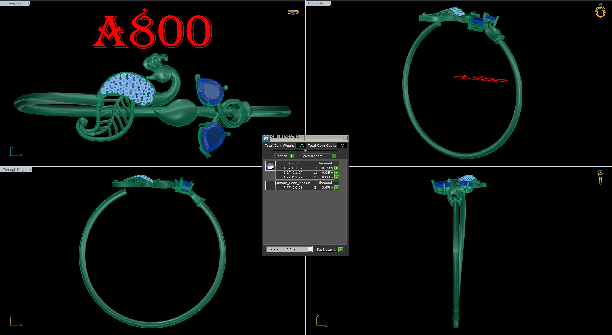 bangle bracelet 10 model  3D print model_3