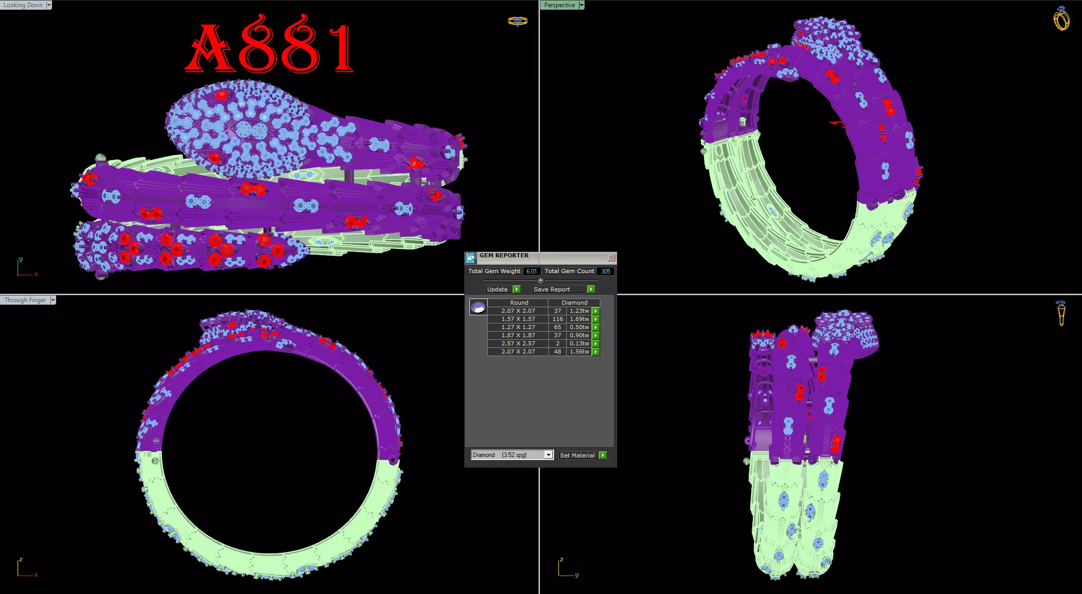 bangle bracelet 10 model  3D print model_0