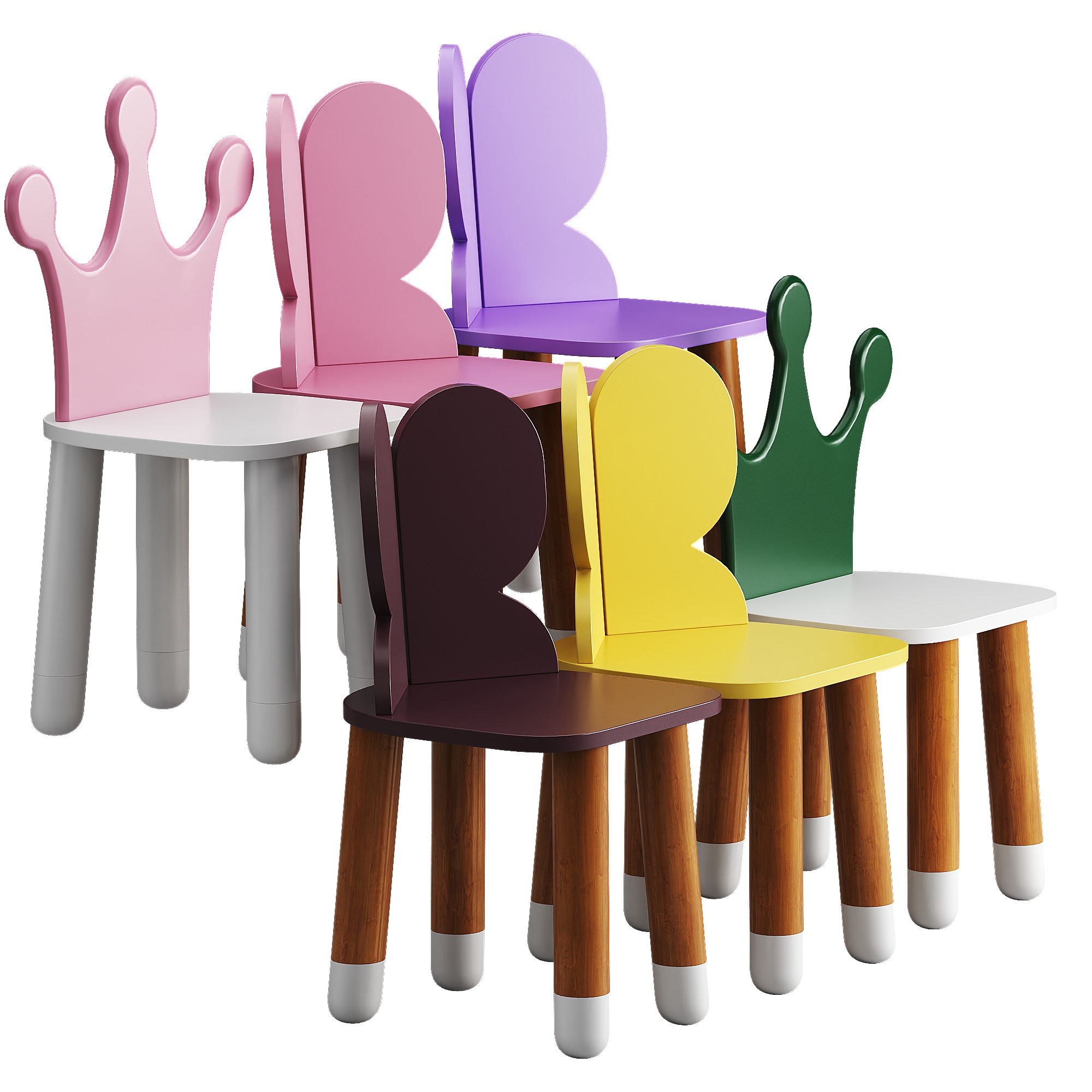  Children table 3D model_18