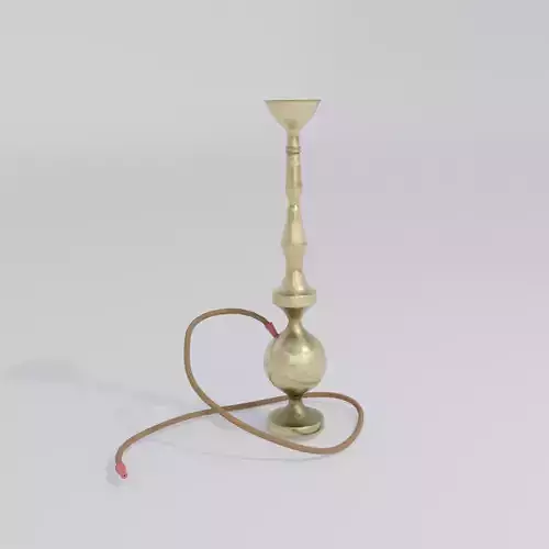Hookah Low-poly 3D model