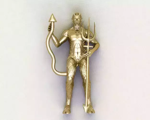 Devil medal 3D print model