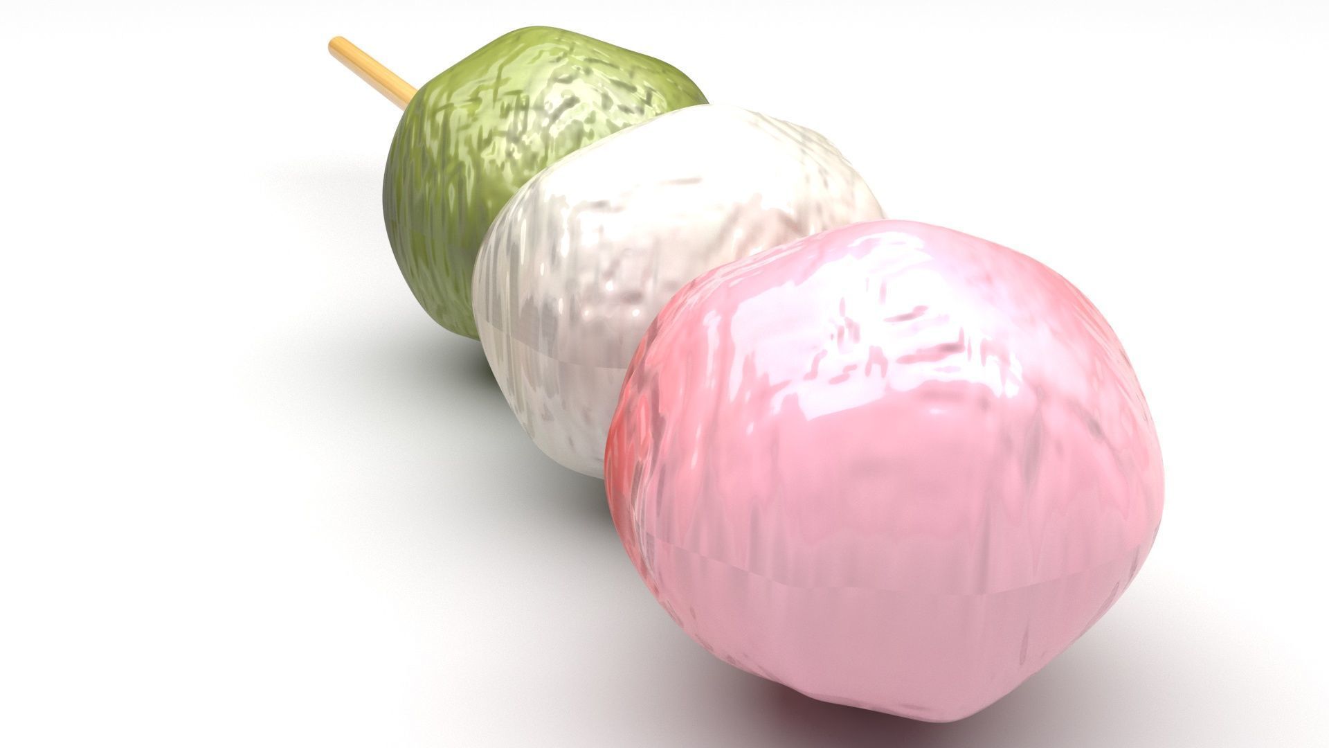 Dango 3D model_2