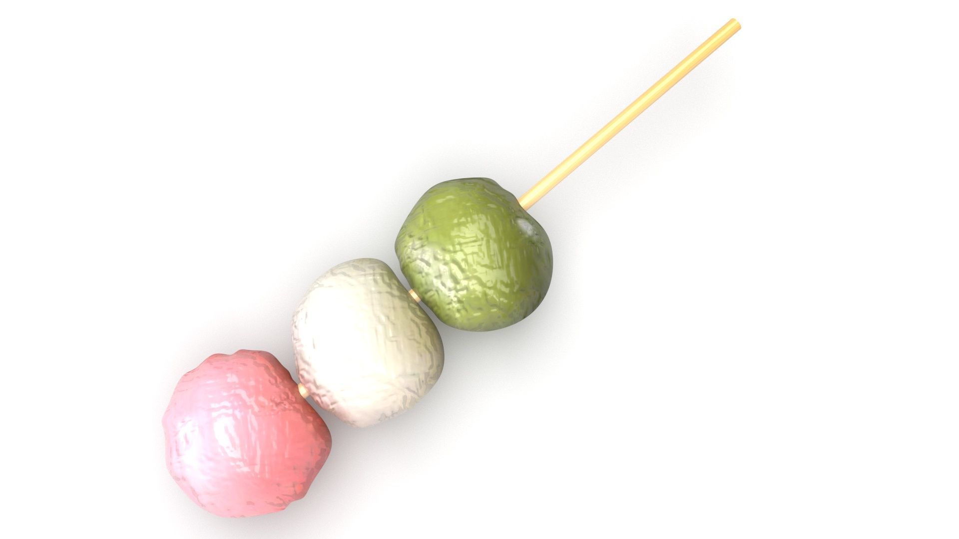 Dango 3D model_3