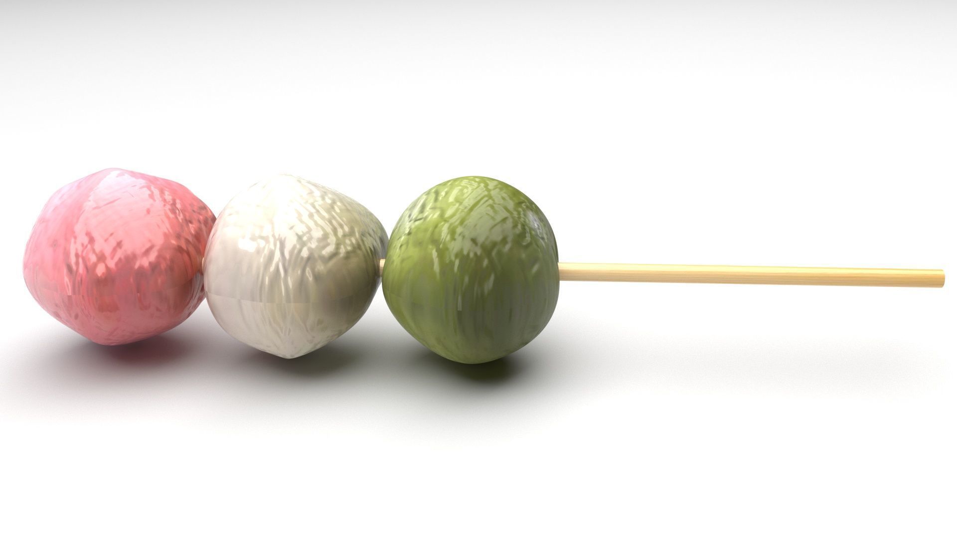 Dango 3D model_5