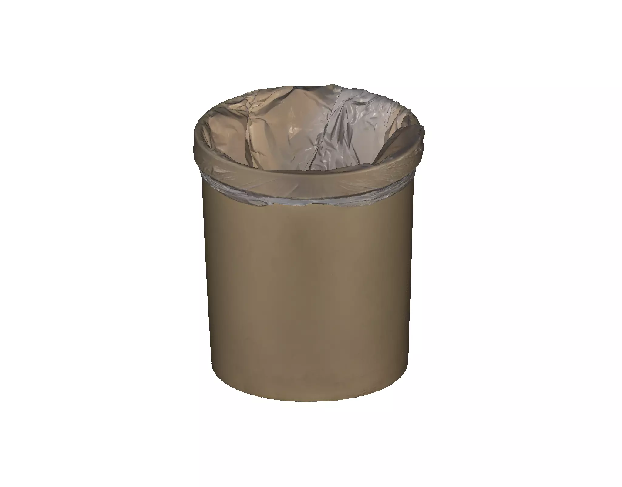 3D Trash Can Model - High-Quality Reconstruction 3D model