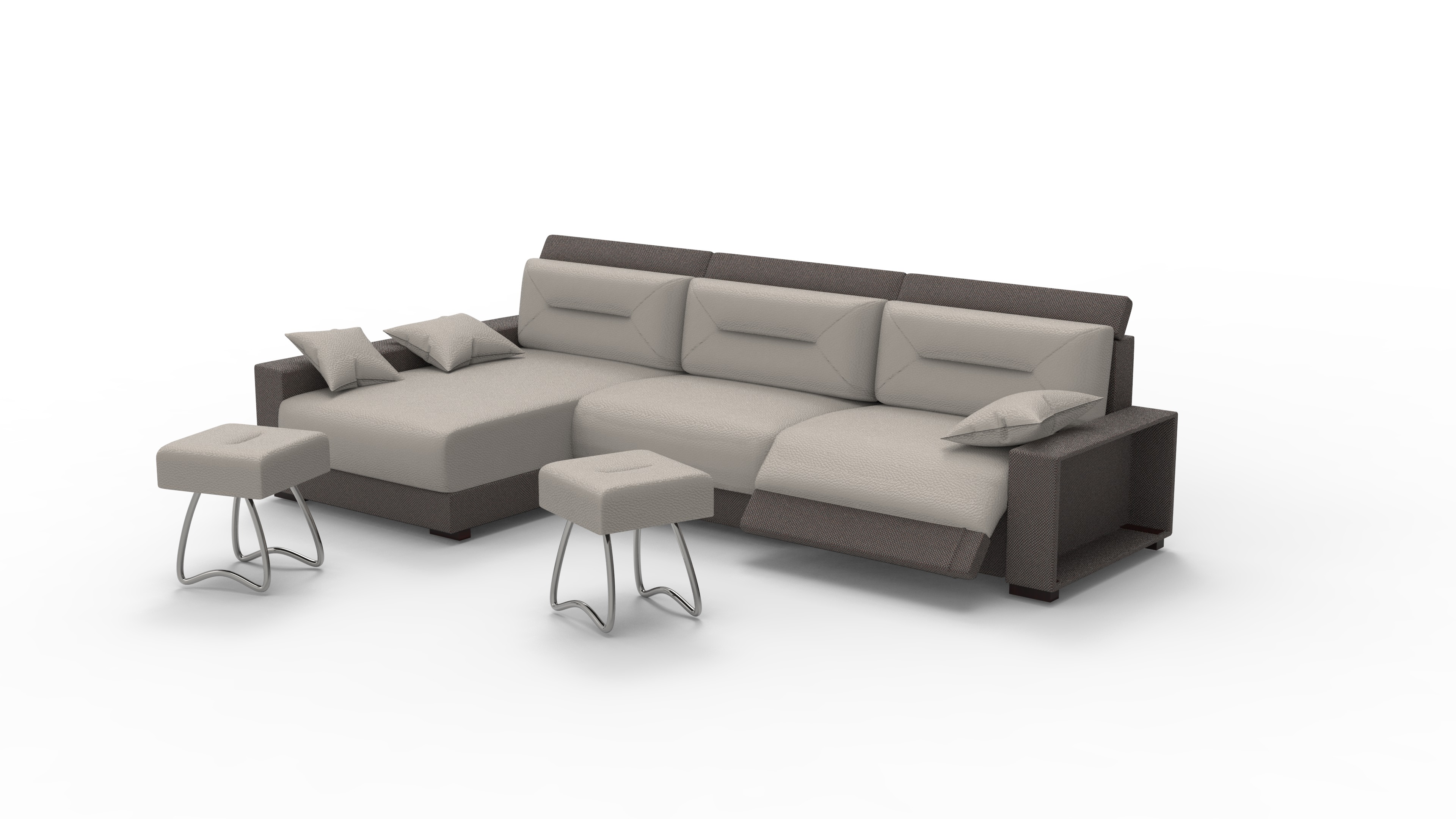 3d sofa model 3D model_2