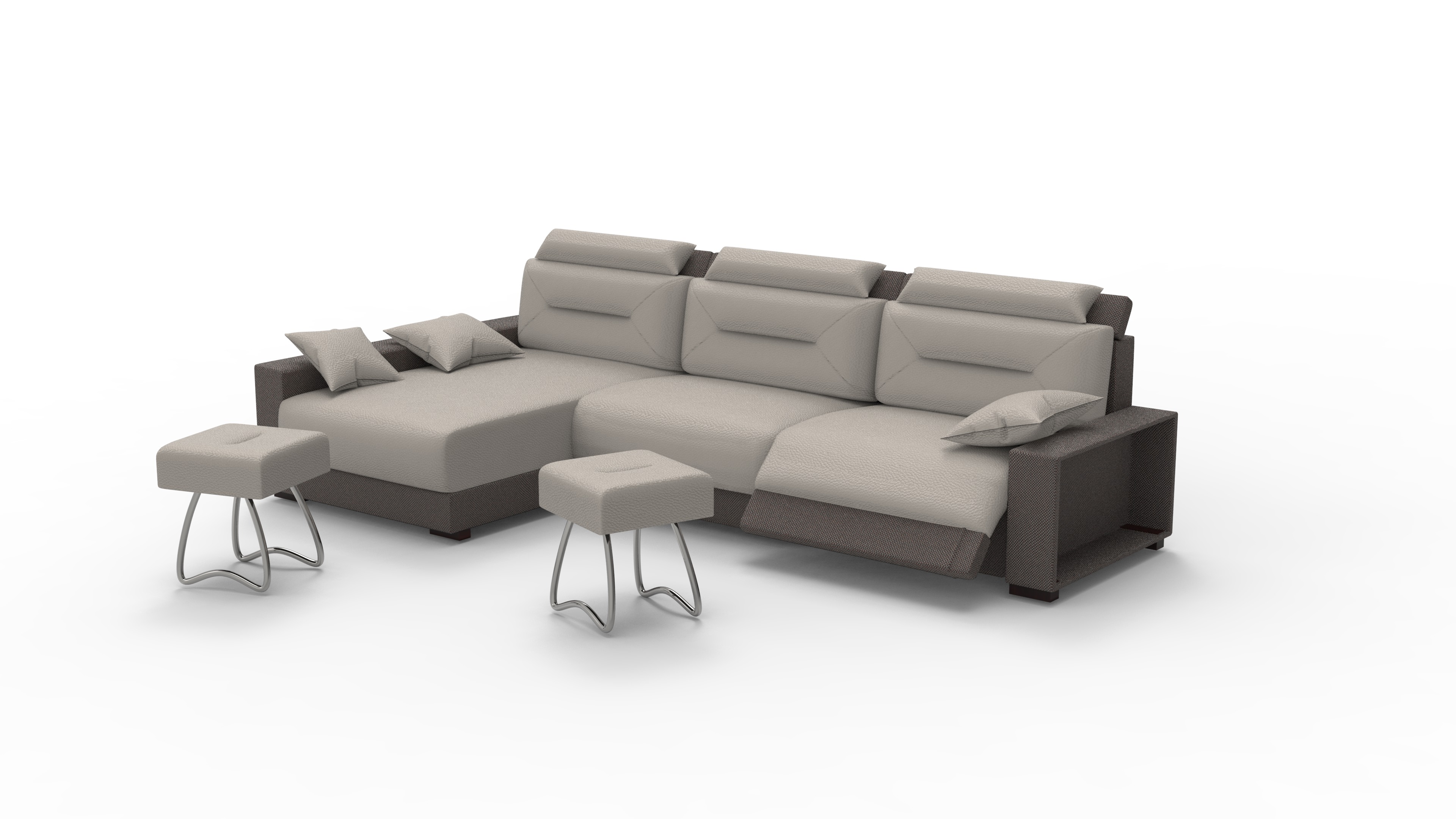 3d sofa model 3D model_3