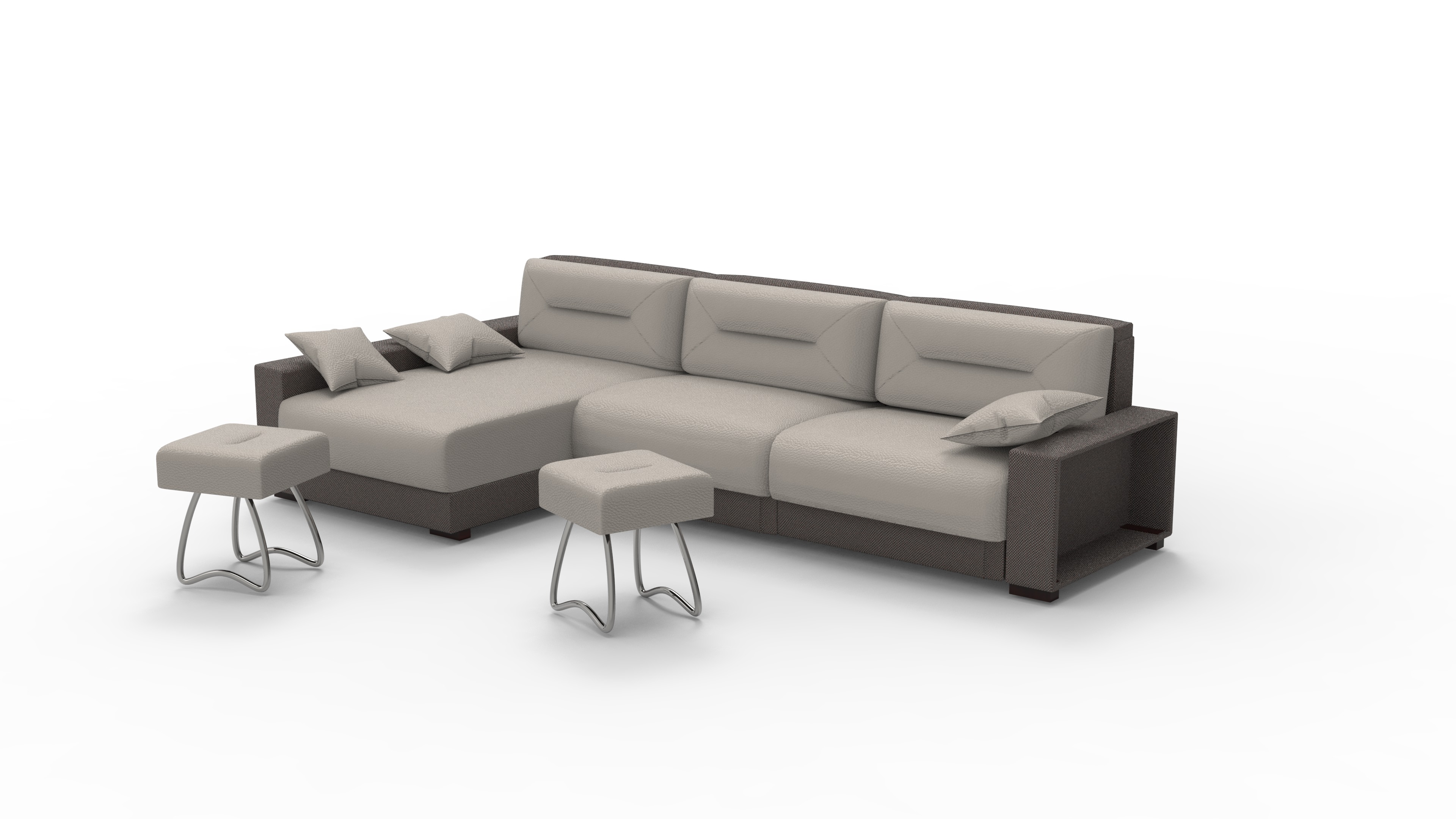 3d sofa model 3D model_6