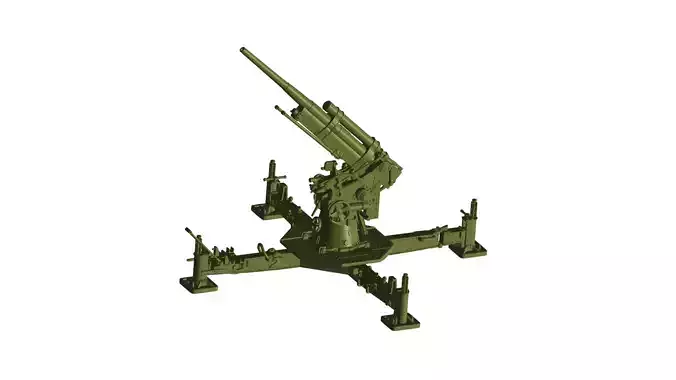 anti-aircraft gun