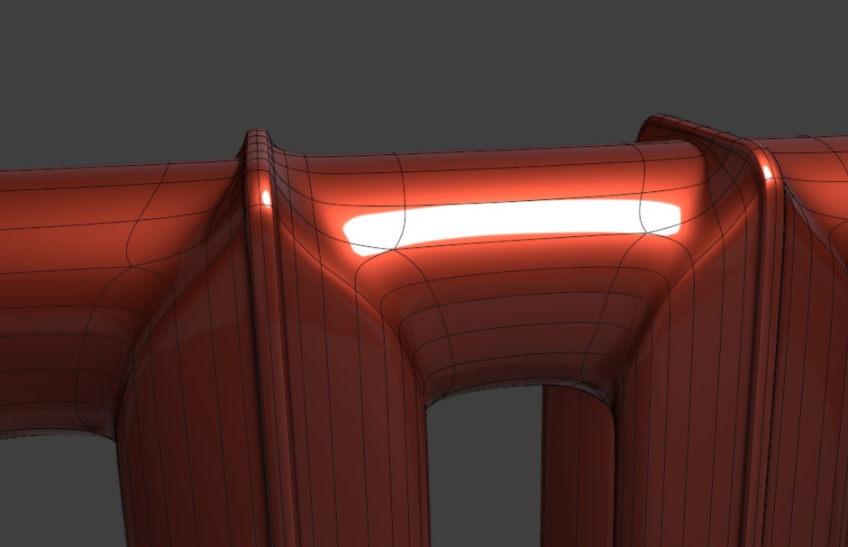 Radiator 3D Model with High-Quality Topology Low-poly 3D model_8