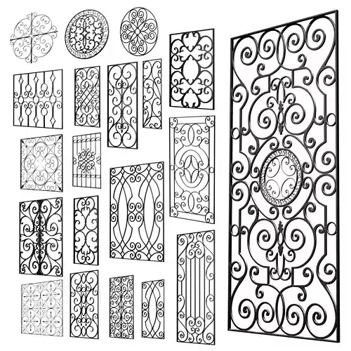 20 Wrought Iron Fence