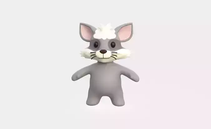 Little animal baby - Ratel cute - Character028