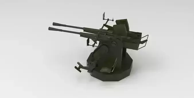 Multiple Machine Gun Carriage