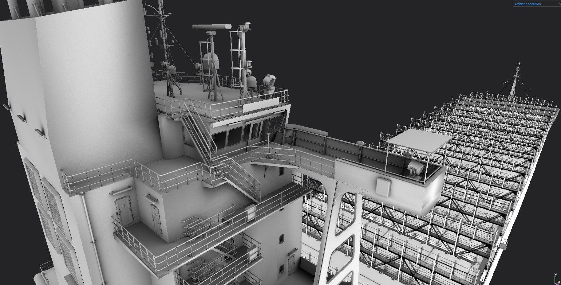 Container Ship 3D model_21