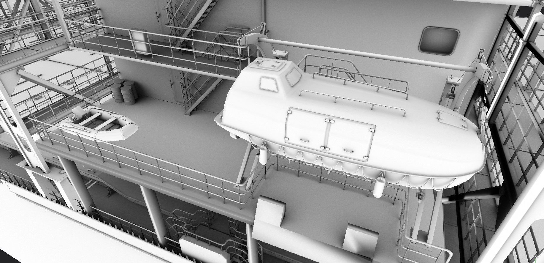 Container Ship 3D model_26