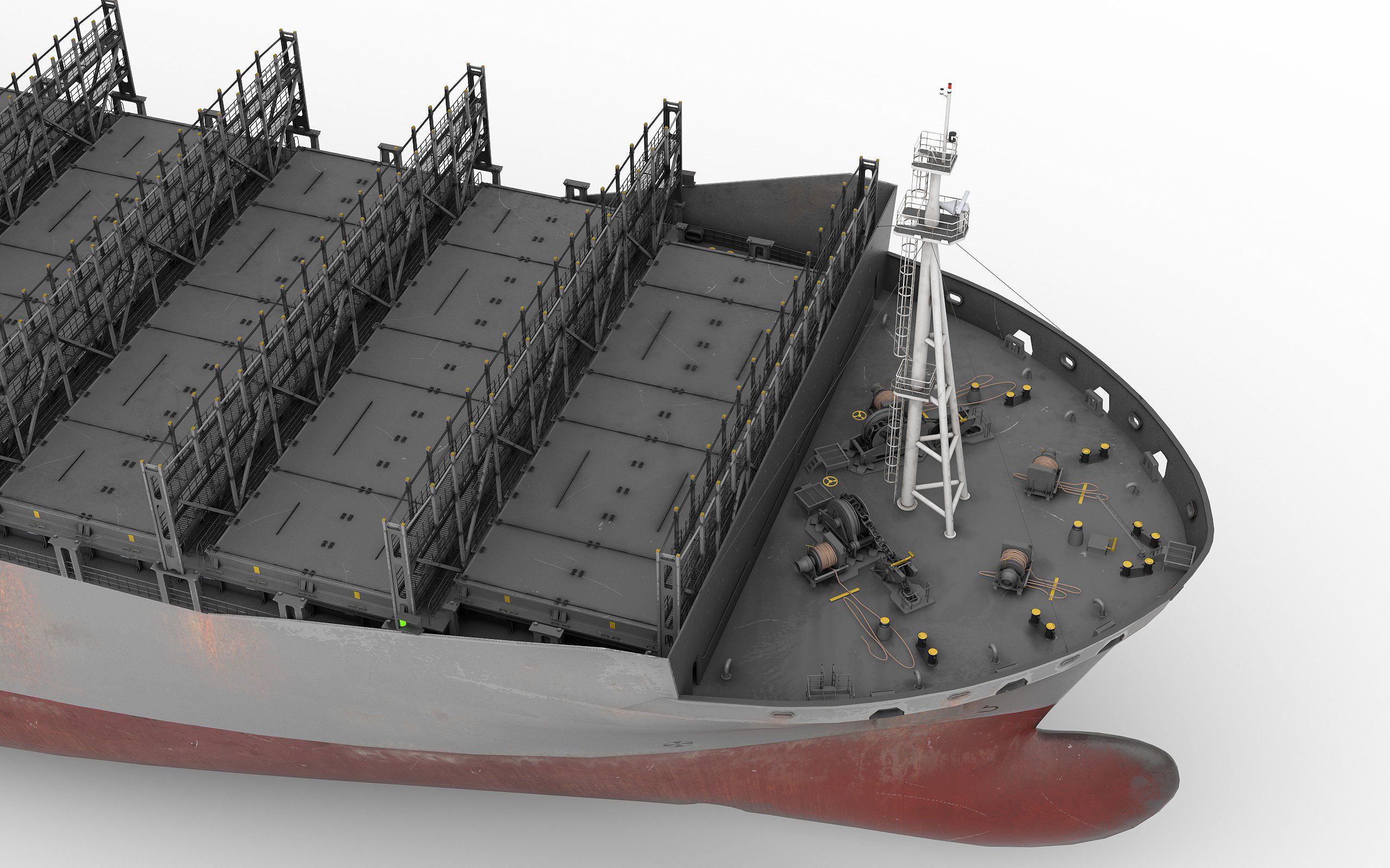 Container Ship 3D model_6