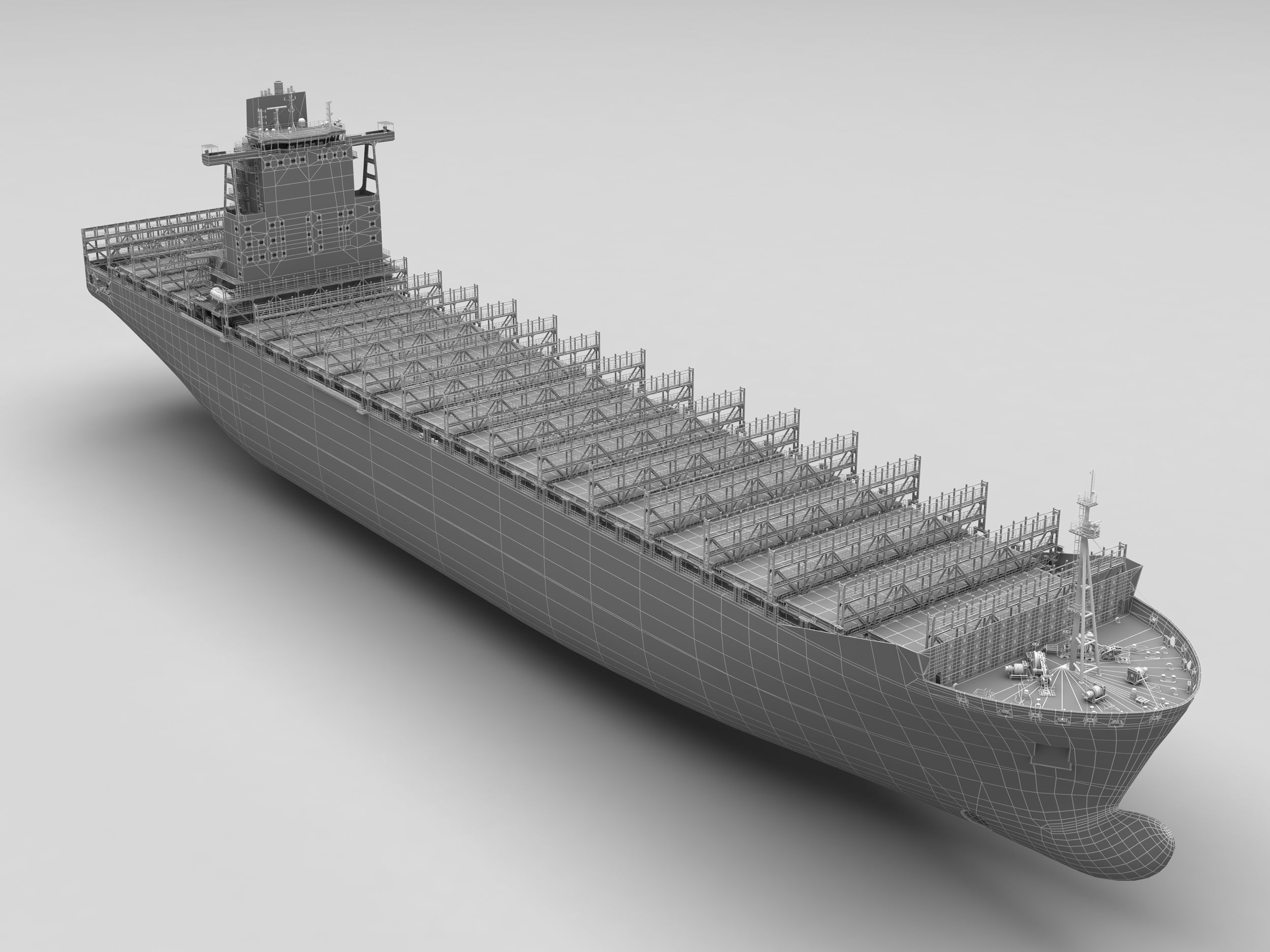 Container Ship 3D model_17