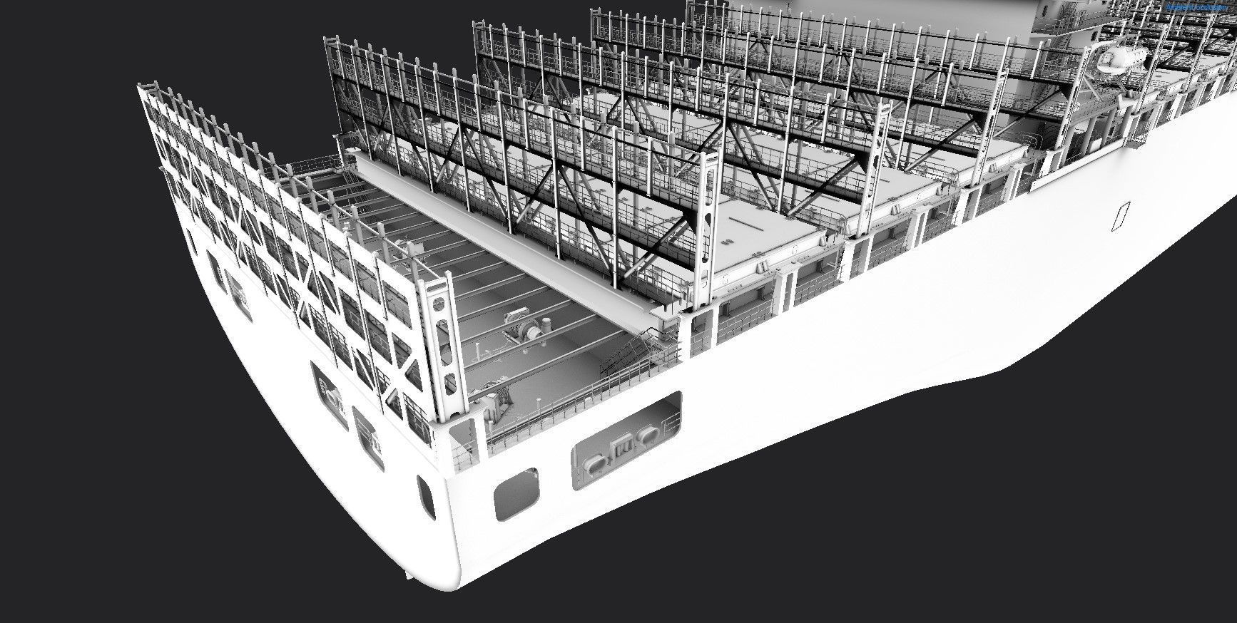 Container Ship 3D model_22