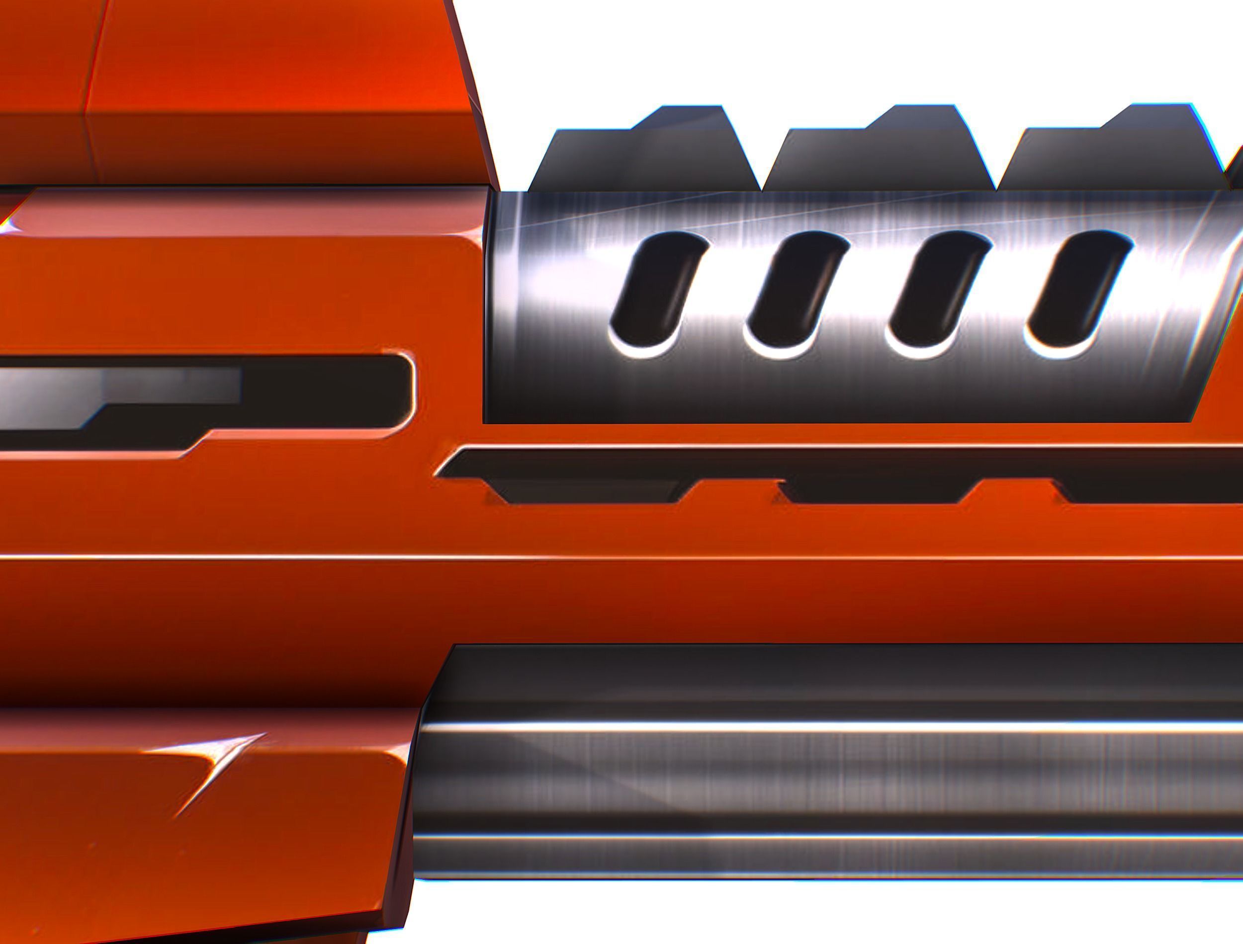 Cartoon Sci-Fi Cyborg Drone Trooper Soldier Low-poly 3D model_72