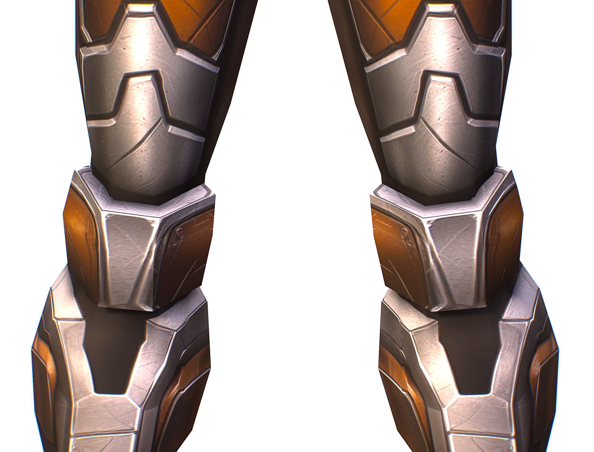 Cartoon Sci-Fi Cyborg Drone Trooper Soldier Low-poly 3D model_16