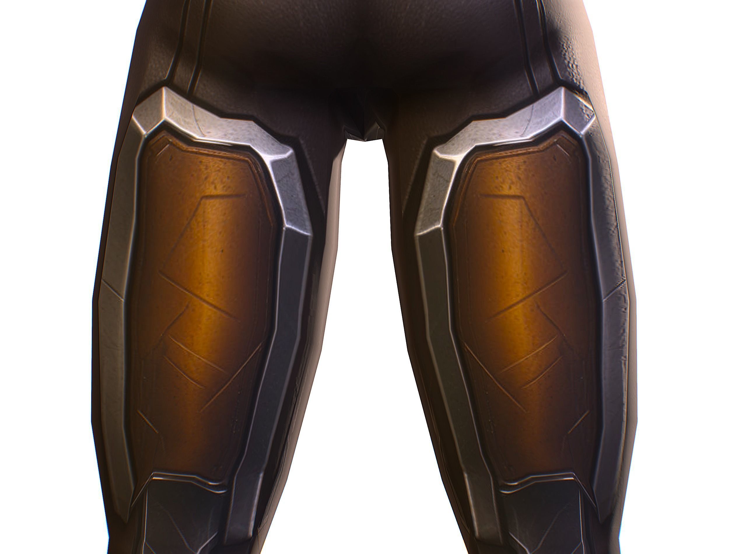 Cartoon Sci-Fi Cyborg Drone Trooper Soldier Low-poly 3D model_22