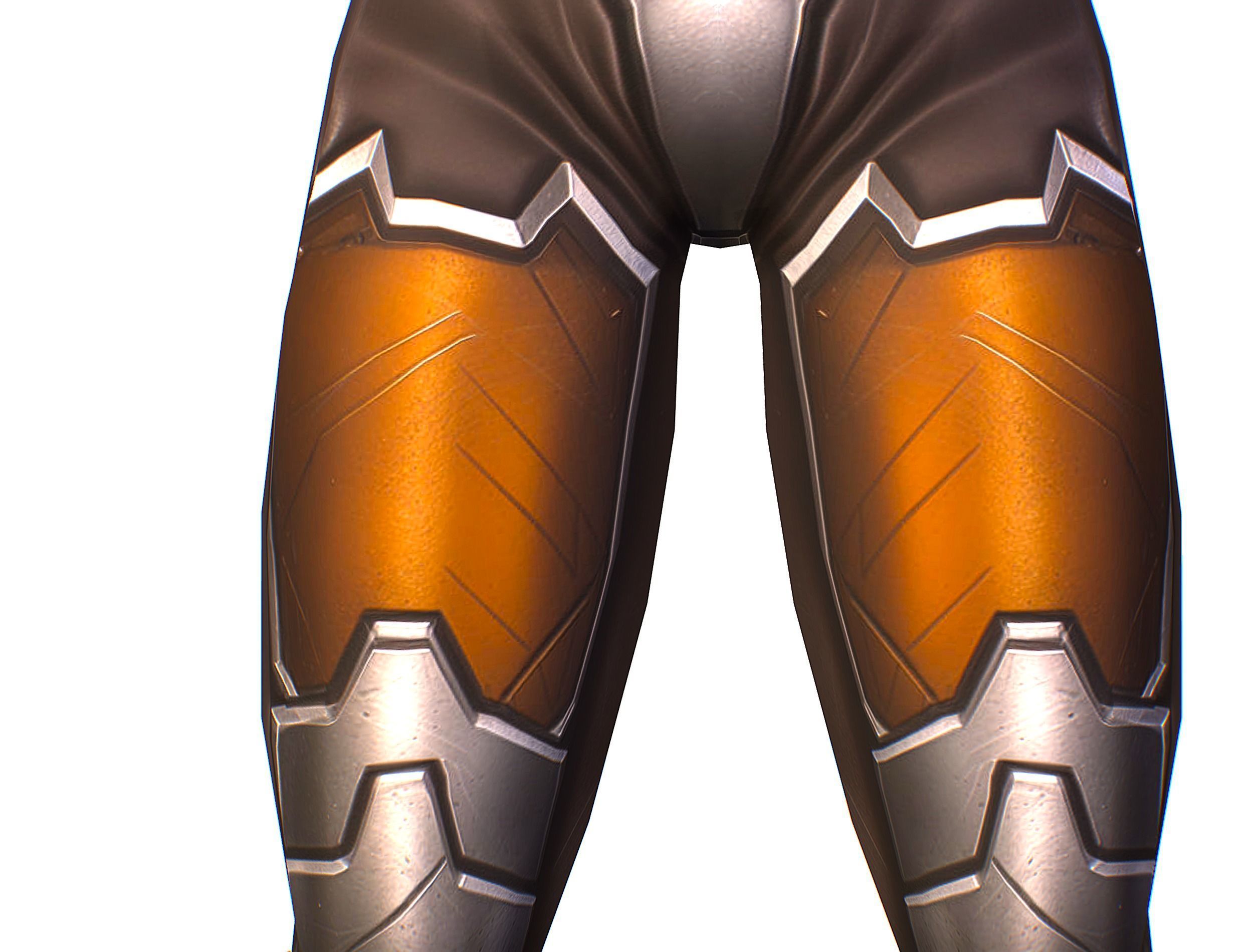 Cartoon Sci-Fi Cyborg Drone Trooper Soldier Low-poly 3D model_15