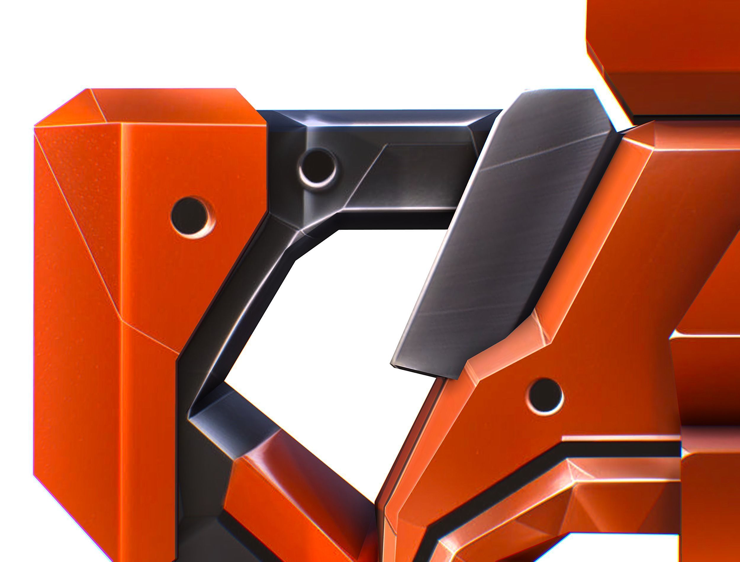 Cartoon Sci-Fi Cyborg Drone Trooper Soldier Low-poly 3D model_75