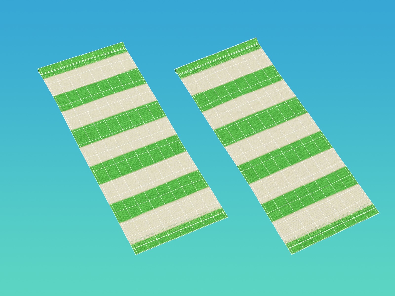 Summer Beach Assets Model Bundle Pack 3D model_15