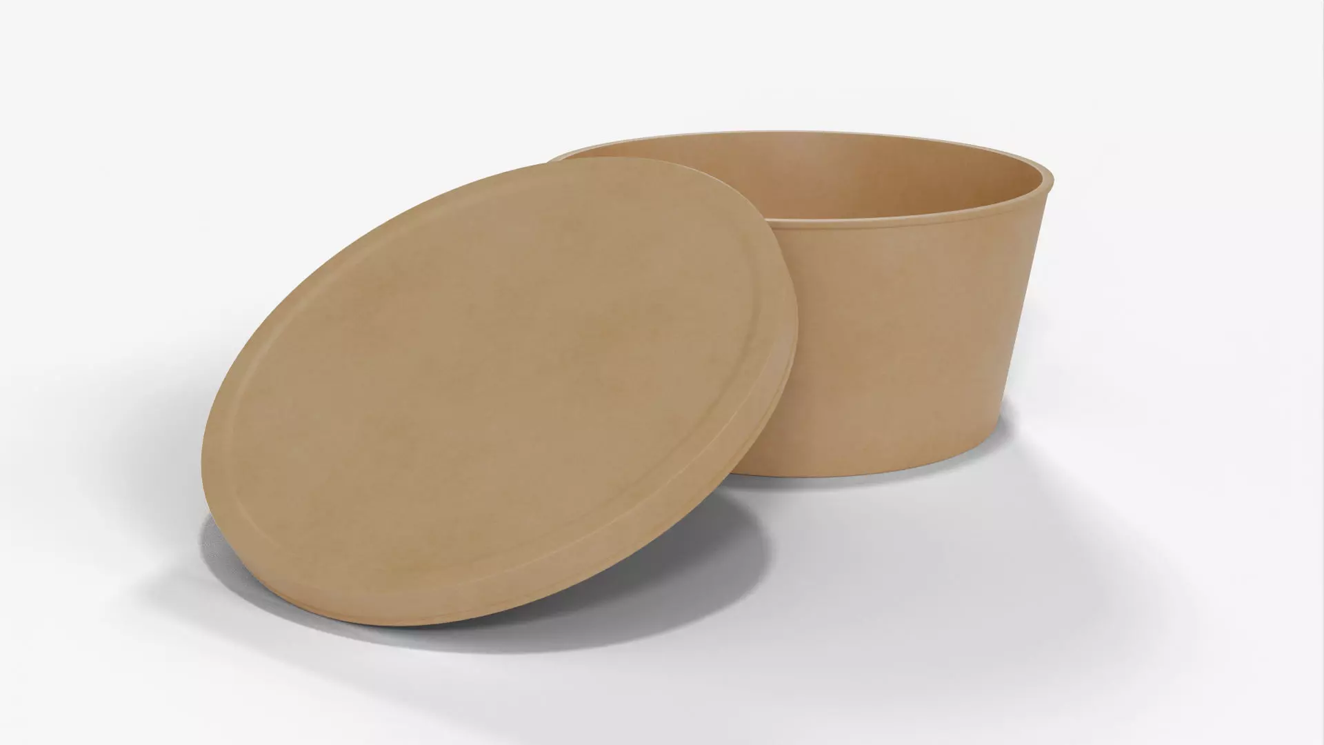 Paper Soup Cup - 12oz Open 3D model_0