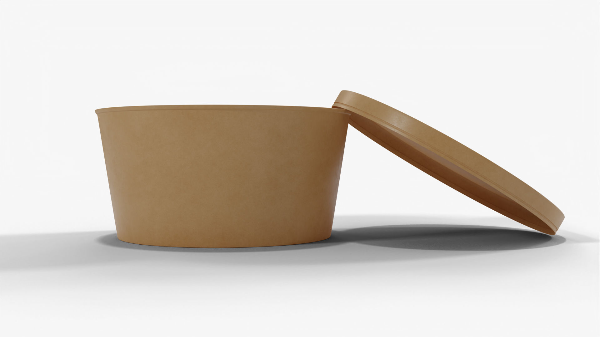 Paper Soup Cup - 12oz Open 3D model_3