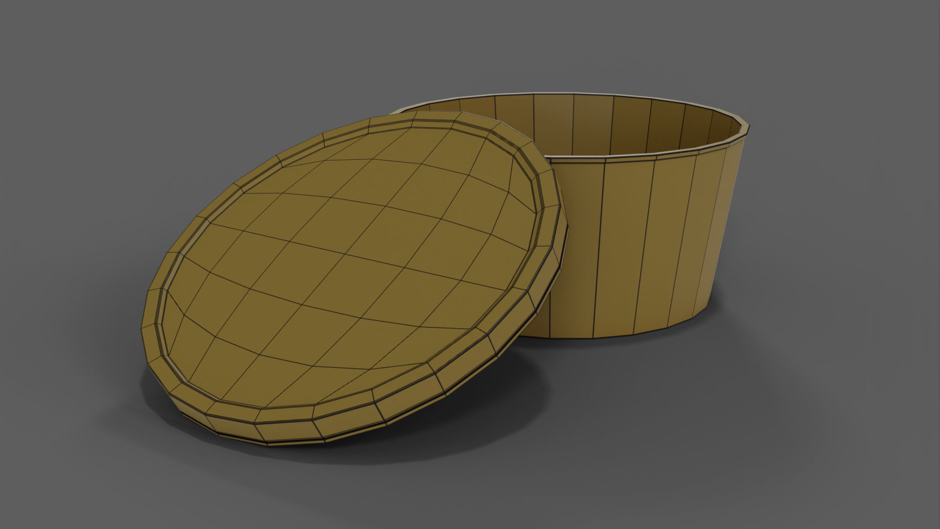 Paper Soup Cup - 12oz Open 3D model_12