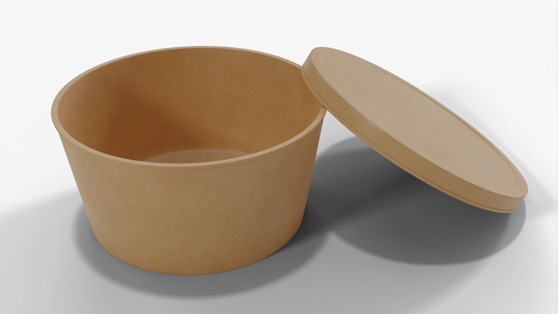 Paper Soup Cup - 12oz Open 3D model_4