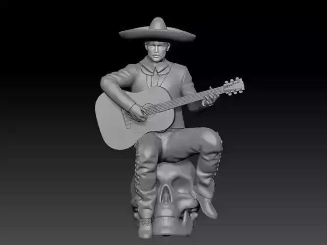 new catrin mariachi mexican 3D print model