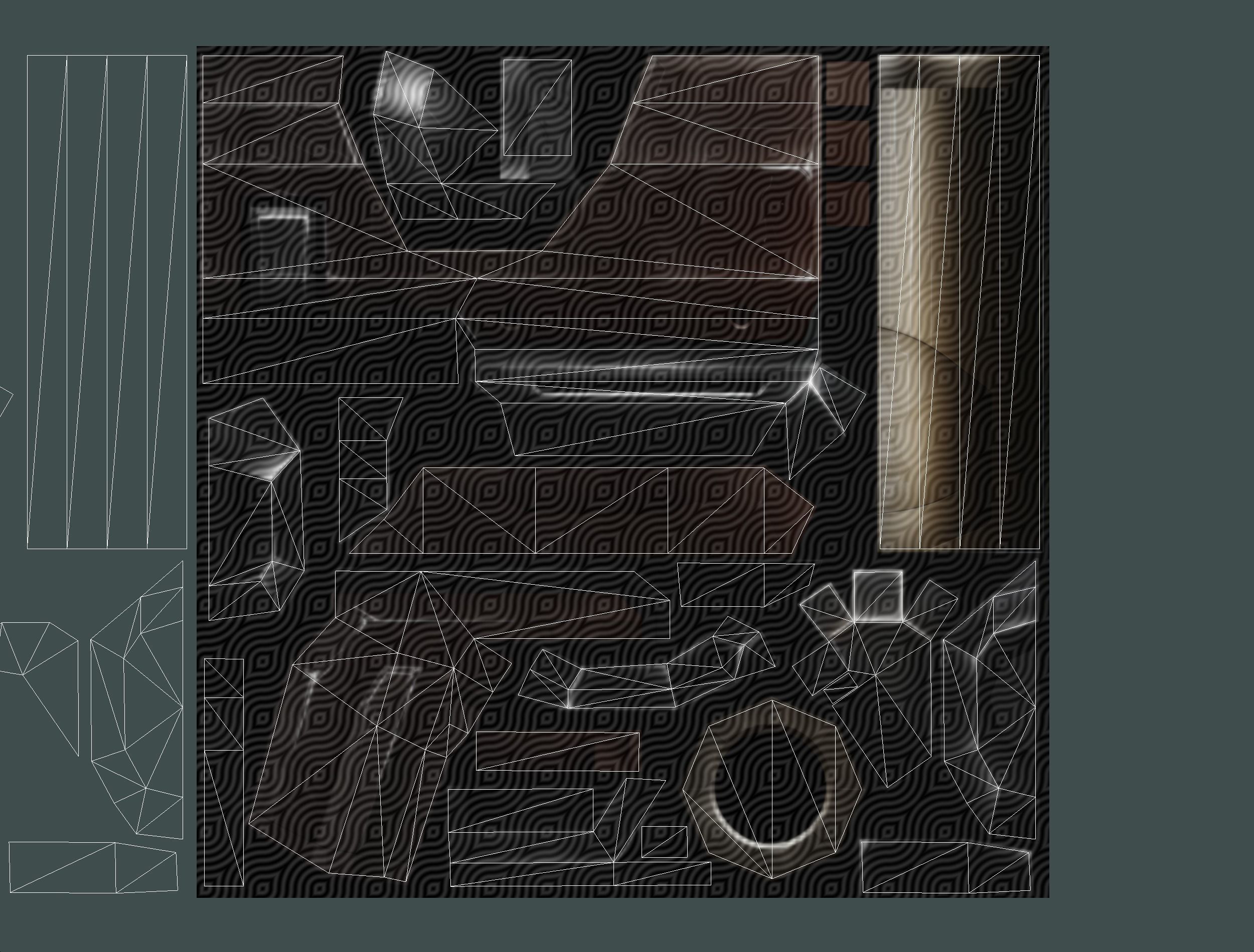 Cartoon Sci-Fi Cyborg Drone Heavy Machine Gunner Low-poly 3D model_88