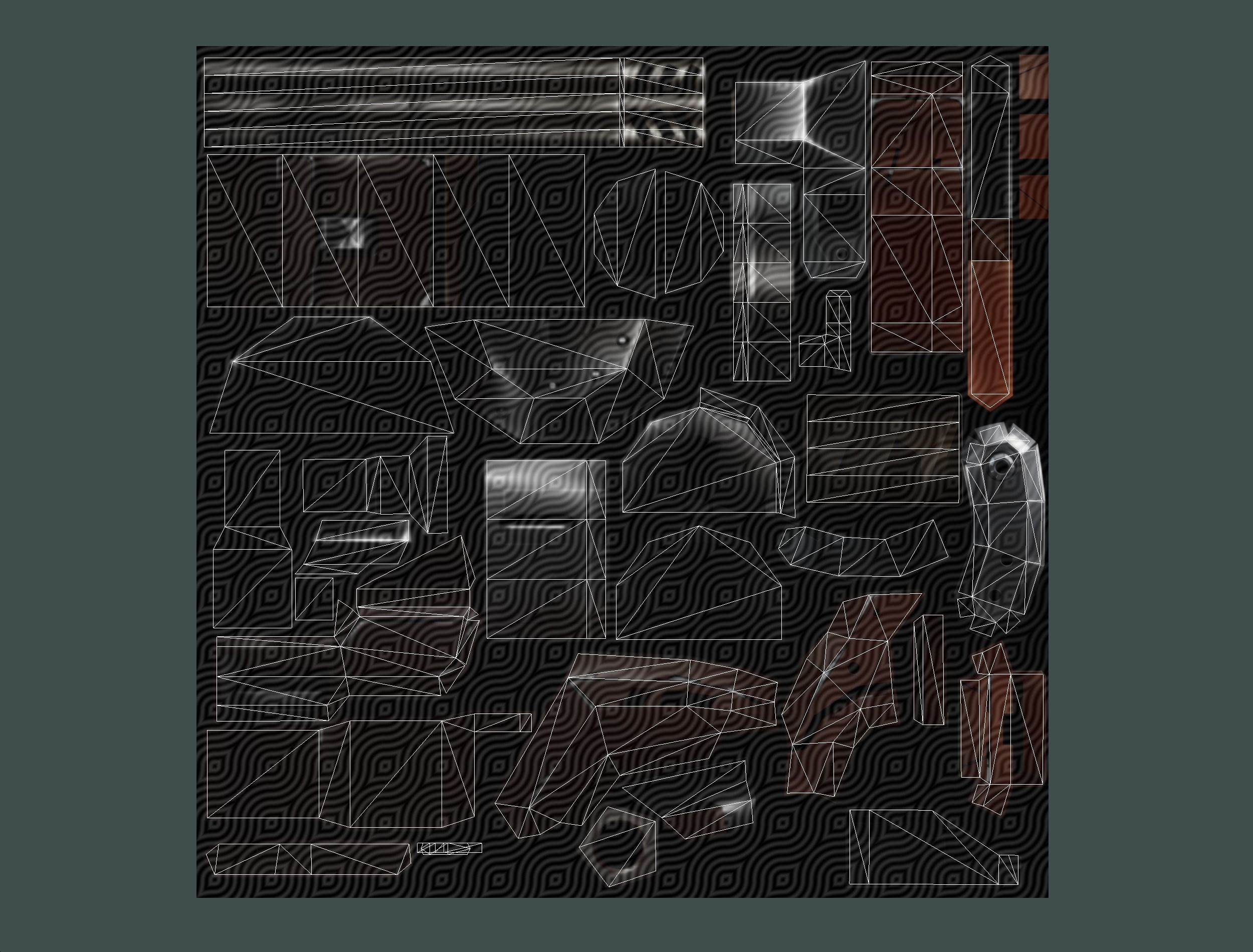 Cartoon Sci-Fi Cyborg Drone Heavy Machine Gunner Low-poly 3D model_89