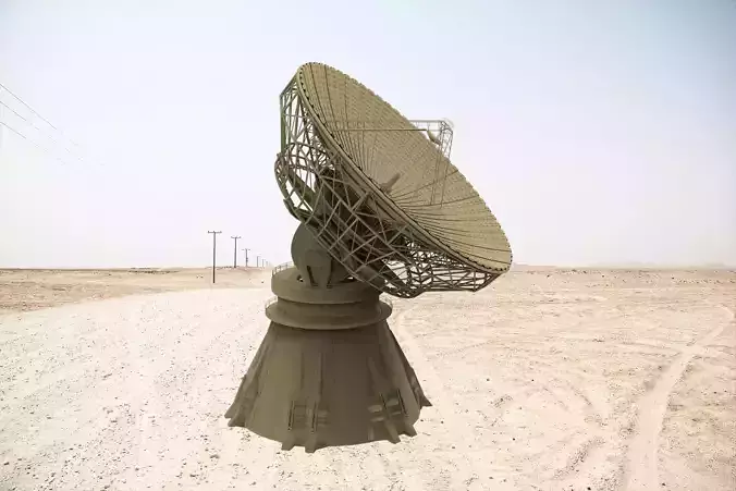 military Dish 3D model