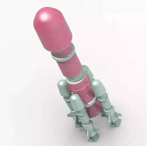 Space Rocket Toy 3D print model