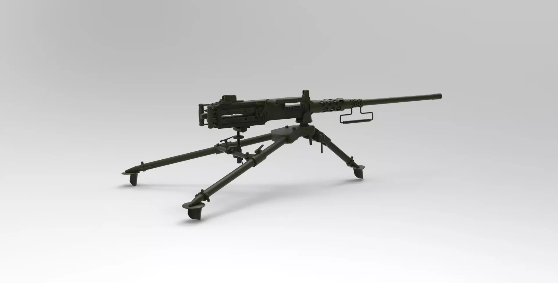 Browni Machine Gun 3D model_0