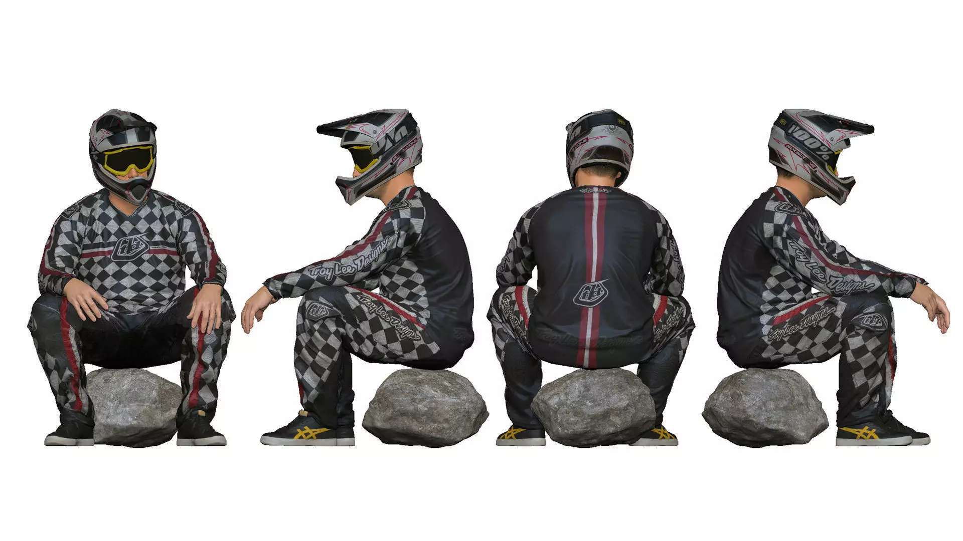 001539 Cyclist sits down to rest 3D model_0