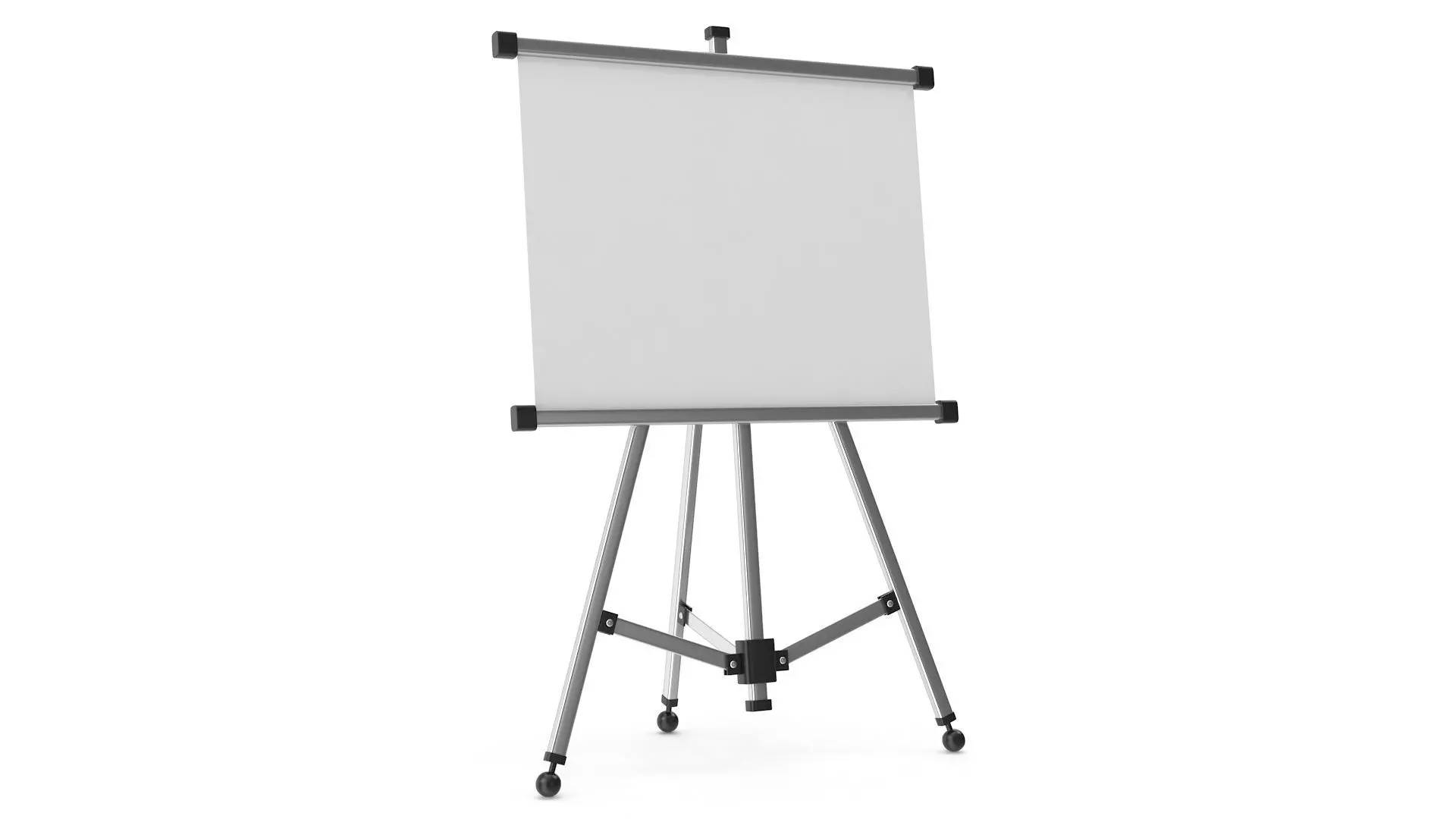 White Board Low-poly 3D model_0