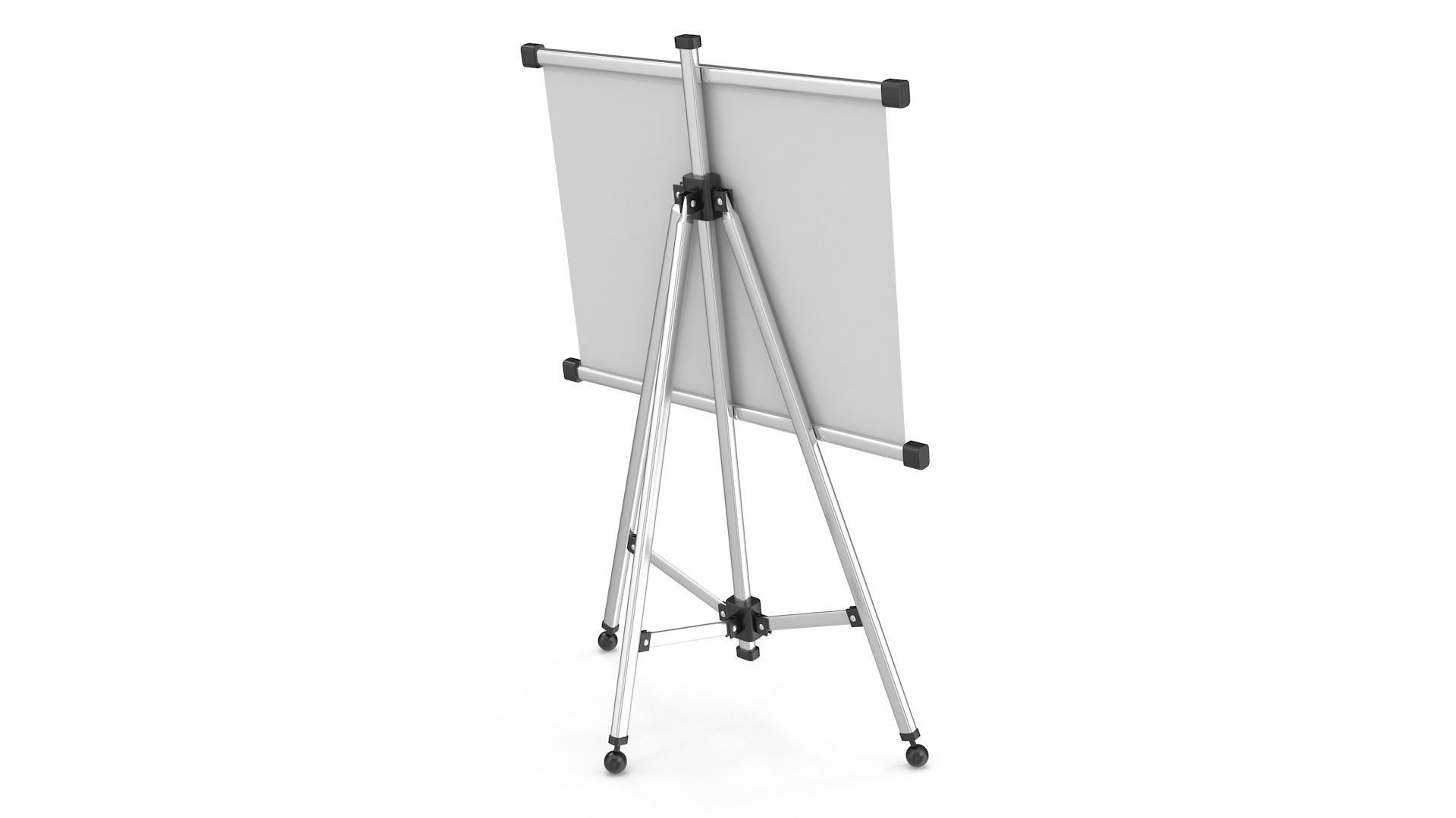 White Board Low-poly 3D model_3