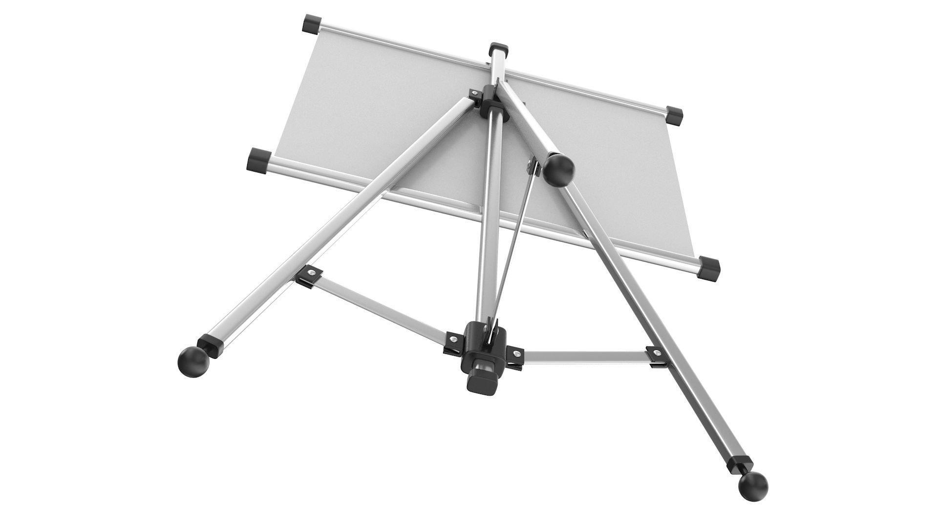 White Board Low-poly 3D model_5