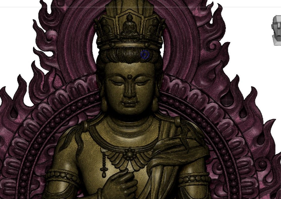 Model of 8 Buddhas for each age 3D print model_30