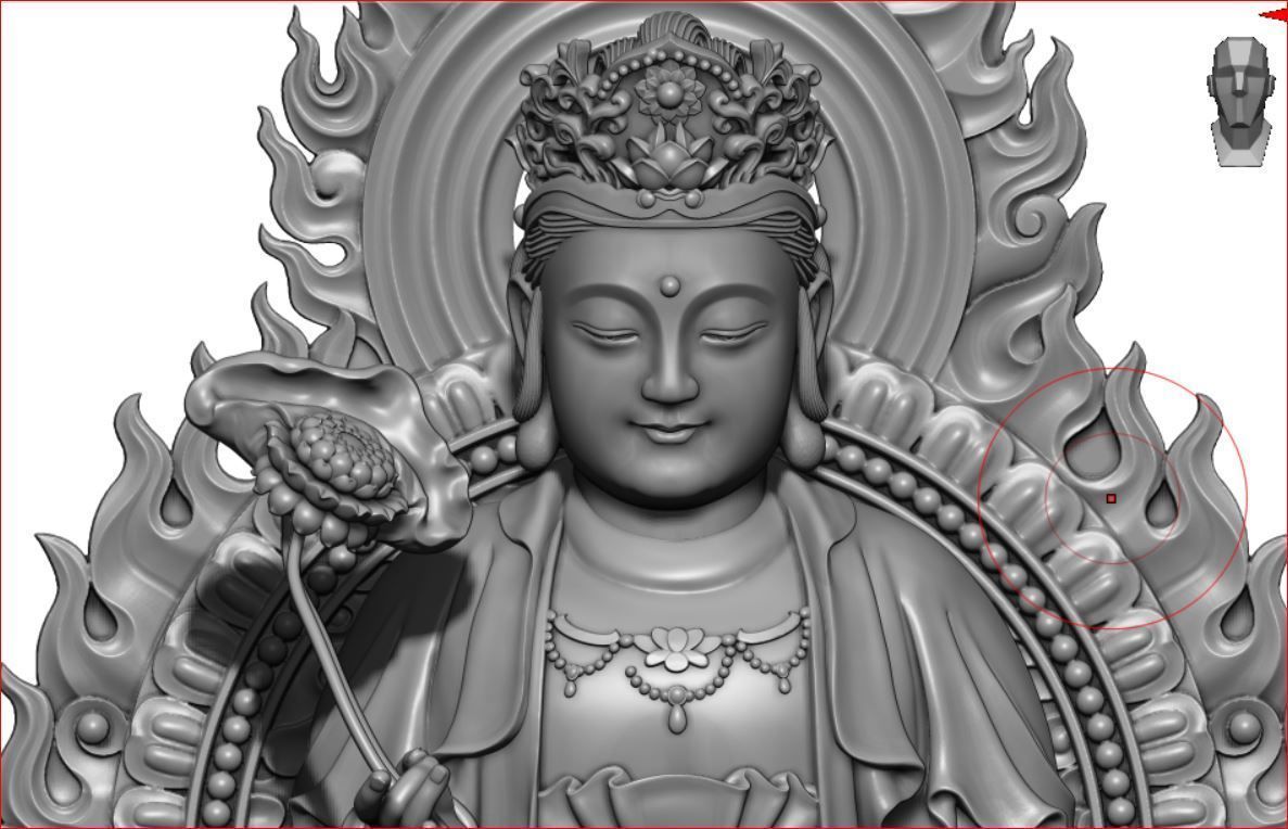 Model of 8 Buddhas for each age 3D print model_1