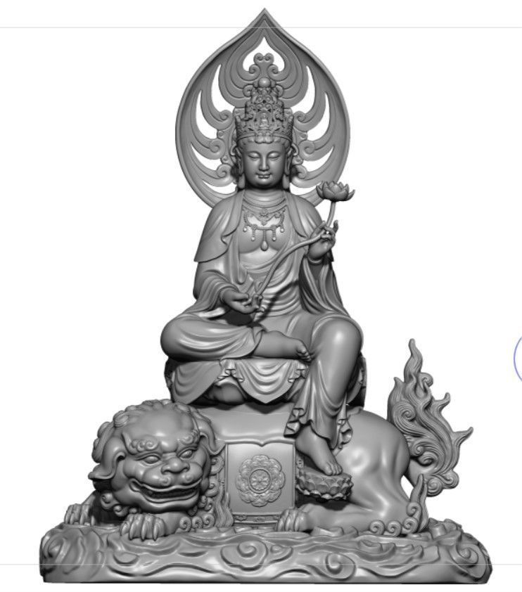 Model of 8 Buddhas for each age 3D print model_36